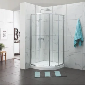 Semi-frame Curved Sliding Door   Shower Screen Australian Standard 6mm Tempered Toughen Glass